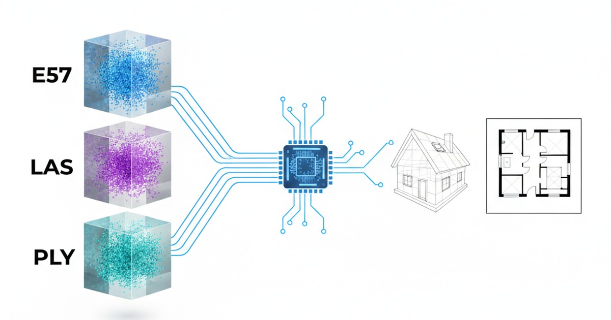 E57 vs LAS vs PLY: CloudCompare Supported Formats & Comparison