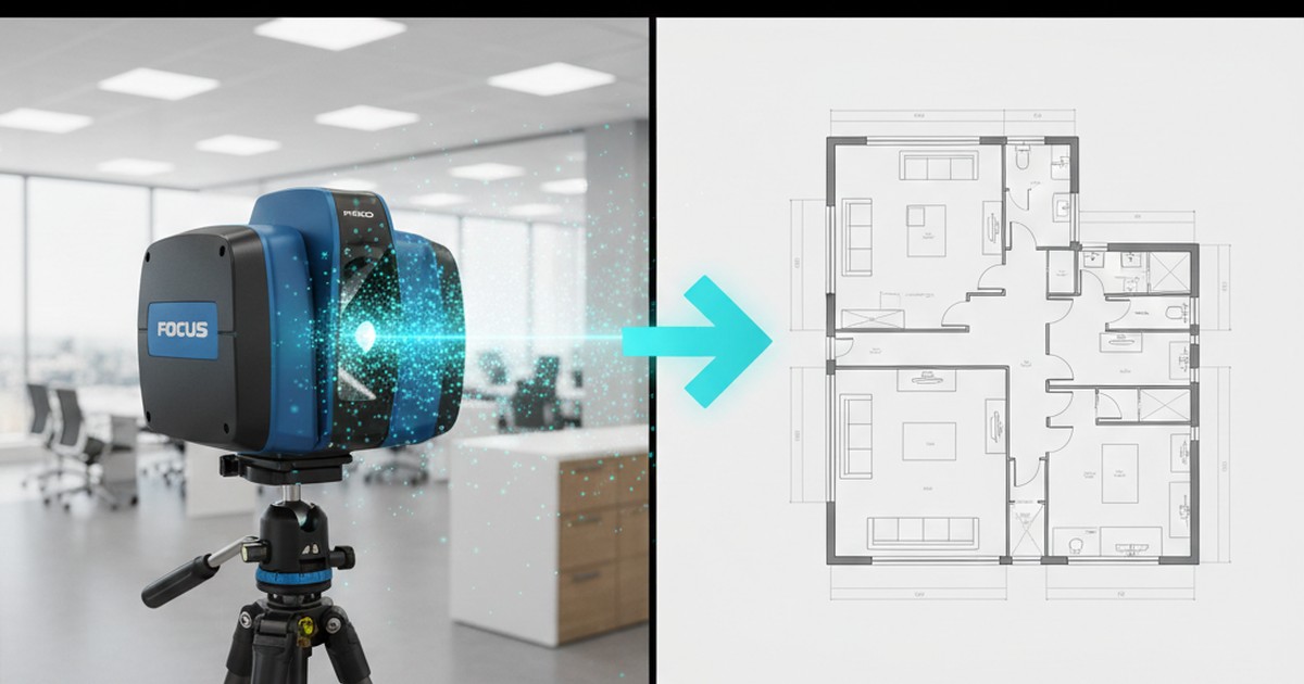 Faro Scanner to Floor Plan: Automated Workflow