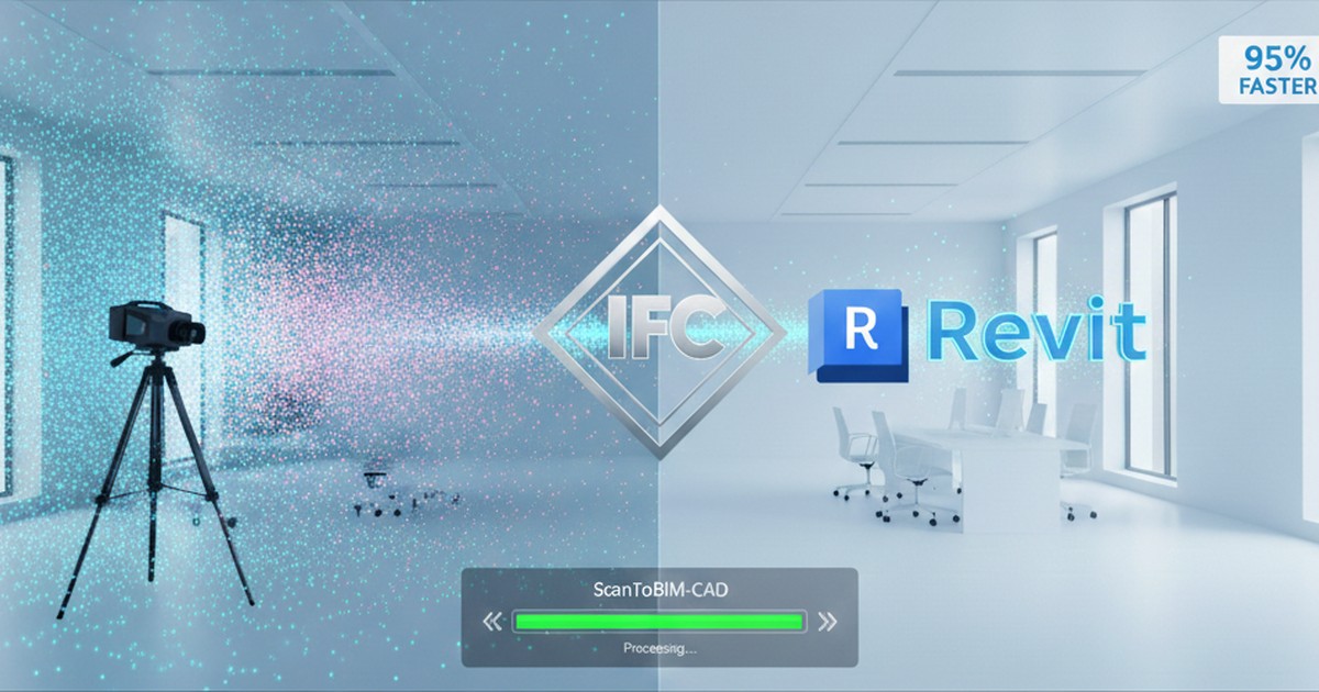 Point Cloud to Revit Model: Automated Conversion, Delivered as IFC/Revit